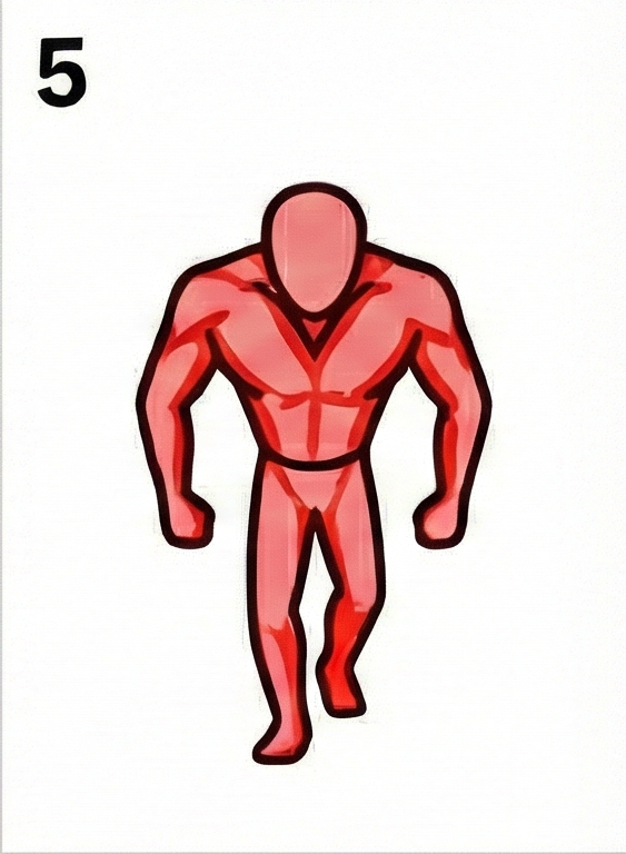 体型画像: 呼吸器体型