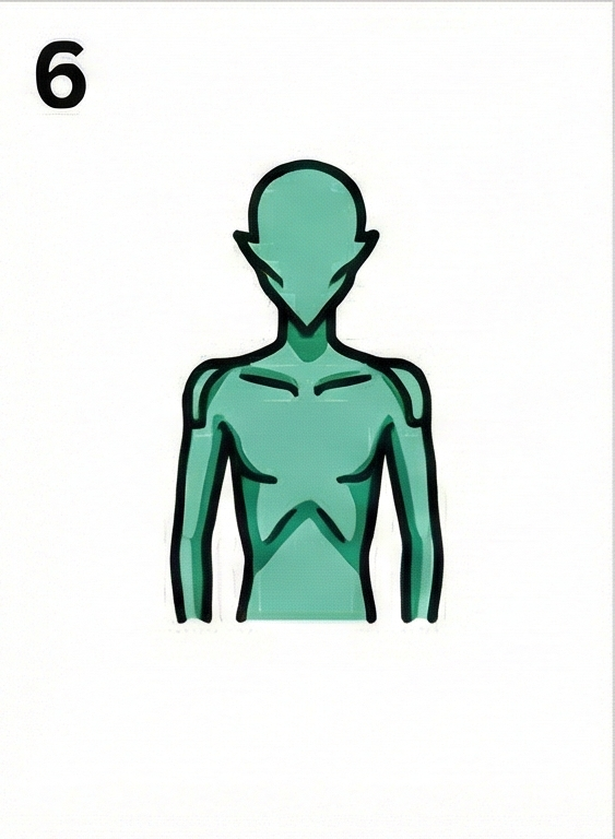 体型画像: 過敏呼吸器体型