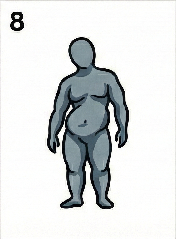 体型画像: 忍耐体型