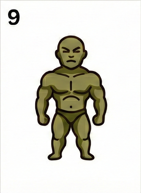 体型画像: 凝縮体型